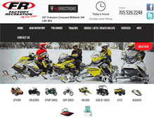 Tablet Screenshot of factoryrecreation.com